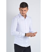 Erkek Slim Fit Gömlek 7Y-4300105-01 Beyaz