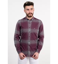Dorss Slimfit Gömlek (Bordo)