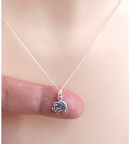 Gümüş Yavru Fil Kolye