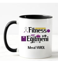 Fitness Eğitmenine Kupa Bardağı Siyah