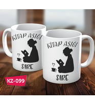 Kişiye Özel İsimli Kitap Hediye Kupa Bardak