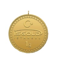 1 Gram 22 Ayar İsgold Kare Kodlu Gram Altın