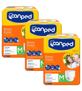 Canped Emici Külot Hasta Bezi Orta(Medium)3x30 Adet