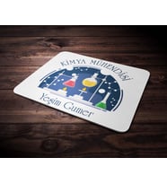 Kişiye Özel Kimya Mühendisi Tasarımlı Mouse Pad (Renksiz)