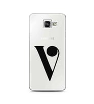 Samsung A3 (2016) Harf Tasarımlı Telefon Kılıfı V-Harfi 