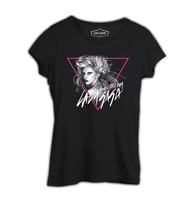Lady Gaga - Born this Way Siyah Kadın Tshirt