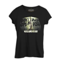 Walking Dead Siyah Kadın Tshirt