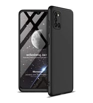 Microsonic Samsung Galaxy A31 Kılıf Double Dip 360 Protective Siyah