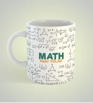 Matematik Öğretmenlerine Özel Kupa Bardak