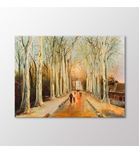 Arty Tablo Ağaçlı Yol Tablo (Karışık)