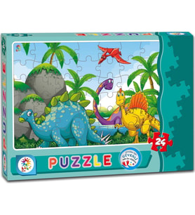 LC7139 DİNAZOR 24 PARÇA KUTU PUZZLE