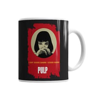 Pulp Fiction Gooddamn Mia Wallace Kupa Bardak Porselen