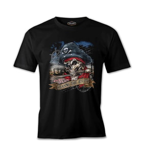 Kurukafa - Korsan Siyah Erkek Tshirt