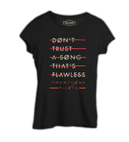 Twenty One Pilots - Flawless Siyah Kadın Tshirt