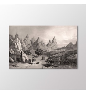 Arty Tablo Ürgüp Yakınlarında Bir Köy, Nevşehir Tablo (Karışık)