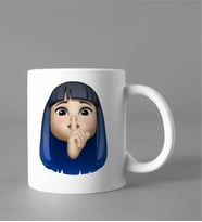 Emoji Kız Stiker Kupası