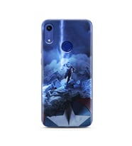 Kaptan Amerika Tasarım Süper Şeffaf Silikon Telefon Kılıfı Huawei Honor 8A 