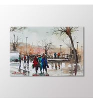 Arty Tablo Suluboya Meydan Tablo (Karışık)