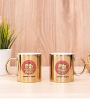 Aşık Çiftlere Özel İkili Gold Kupa Bardak