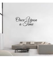 One Upon A Time Duvar Aksesuarı Duvar Stickerı 60x25cm - Siyah