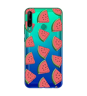 Karpuz Tasarımlı Süper Şeffaf Silikon Telefon Kılıfı Huawei P40 Lite E