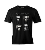Alice in Chains - Group Siyah Erkek Tshirt