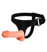 LilituShop 19 cm Testisli Belden Bağlamalı Penis