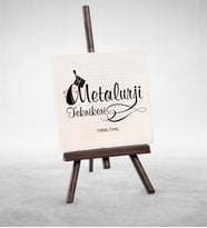 BK Gift Kişiye Özel Mesleki Metalurji Teknikeri Şovaleli Doğal Taş