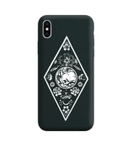 Iphone Xs Çizgi Tasarımlı Siyah Lansman Telefon Kılıfı
