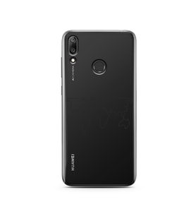 Çizgi Harita Tasarımlı Süper Şeffaf Silikon Telefon Kılıfı Huawei Y7 2019