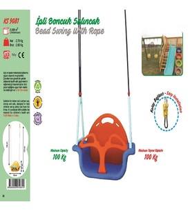 İpli Boncuk Salıncak (Karışık)