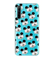 Mickey Tasarımlı Süper Şeffaf Silikon Telefon Kılıfı Oppo Realmi 6i