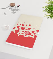 BK Gift Kişiye Özel Sevgililer Günü Beyaz Defter-139