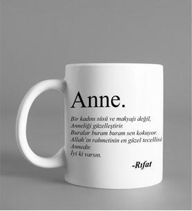 Kişiye Özel Anne Kupası
