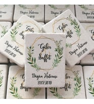Doğal Taş Magnet *Nişan - Kına - Nikah - Düğün* Hediyelikleri 30 Adet