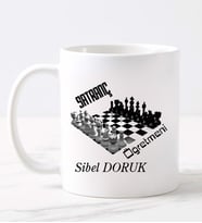 Satranç Öğretmeni  Kupa (Beyaz)