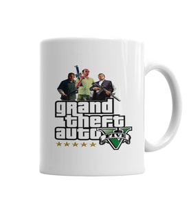 Gta 5 Grand Theft Auto IV Estrelas Kupa Bardak Porselen