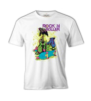 Rock'n Roller Beyaz Erkek Tshirt