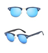 UV 400 Unisex Güneş Gözlüğü Polikarbon Mercury Lens Bambu Sarı Çerçeve   No 7