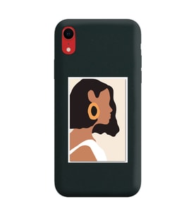 Siyah Lansman Telefon Kılıfı Iphone XR