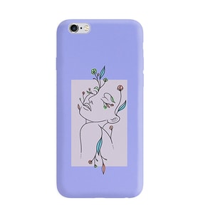 Lila Lansman Telefon Kılıfı Iphone 6s