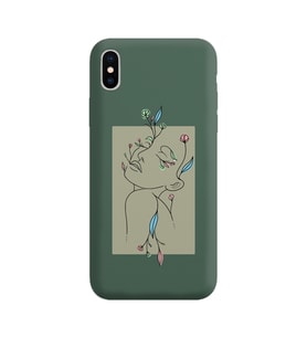 Koyu Yeşil Lansman Kılıf iPhone XS