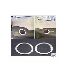 Nissan Qashqai Krom Sis Çerçevesi  2007-2010 Paslanmaz Çelik