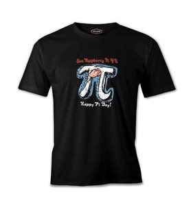 Matematik - Pi 6 Siyah Erkek Tshirt