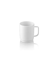 Plastport Kırılmaz Çay Kahve Kupası - Beyaz 300 ml - 100 Adet (Sedef)