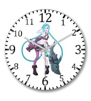 League Of Legends Jinx Duvar Saati Bombeli Gercek Cam