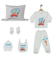 Pia Baby Gl 1902-08 İsme Özel Yastık Zıbın Set