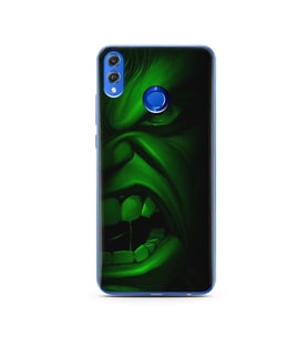 Hulk Tasarım Süper Şeffaf Silikon Telefon Kılıfı Huawei Honor 8X 