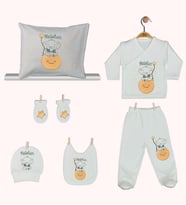 Pia Baby Gl 1932-08 İsme Özel Yastık Zıbın Set