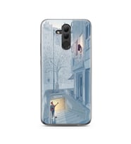 Serenat Tasarımlı Süper Şeffaf Silikon Telefon Kılıfı Huawei Mate 20 Lite